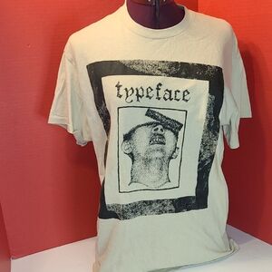 💣Typeface Graphic Men's T-Shirt - Cream